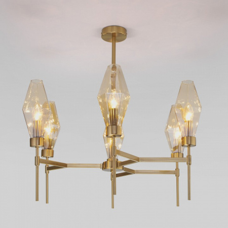 Потолочный светильник 60143/6 латунь Eurosvet Prism