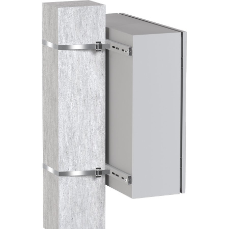 EKF Basic Крепление на столб монтажной полосой (ширина шкафа до 650 мм)