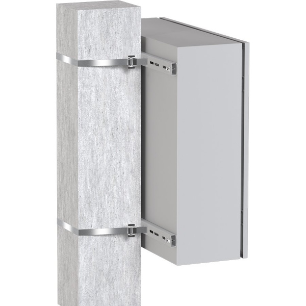 EKF Basic Крепление на столб монтажной полосой (ширина шкафа до 650 мм)