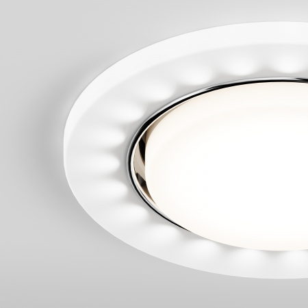 Встраиваемый светильник Aurora HSBL_0132 IP20, 15Вт + LED 4Вт, GX53, белый