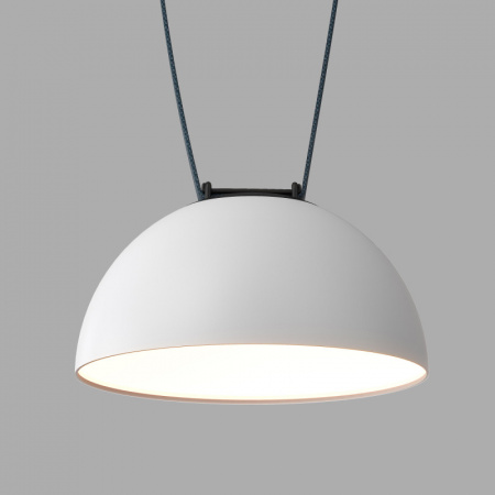 DK5660-WH+BK Cветильник для трека-ремня Belty Smart, серия Flow, со светодиодом, D220*H117мм, 48V DC, 24W, RA90, 120°, 3000-5700K, IP20, белый с черным, алюминий