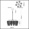 Подвесная люстра Odeon Light Modern Papita 4921/6