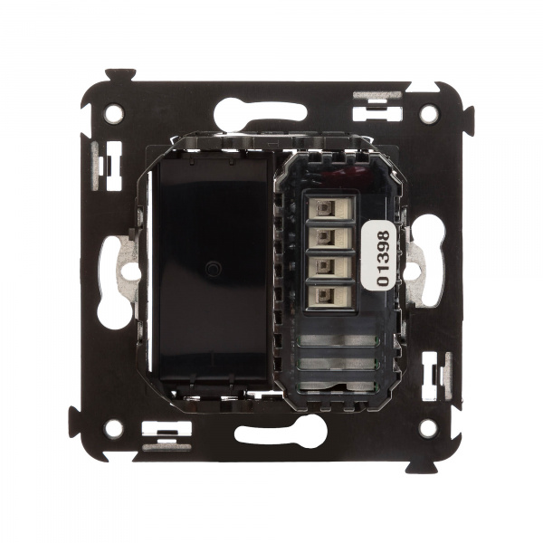 DKC Avanti Черный квадрат Диммер кнопочный