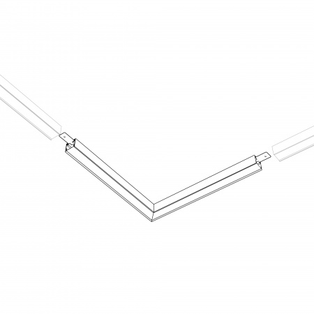 Угол SL-LINE-2522 BLACK (Arlight, Металл)