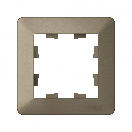 Systeme Electric AtlasDesign Air Шампань/дымчатый черный Рамка 1-ая