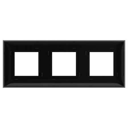 DKC Avanti Черный квадрат Рамка 6 модулей