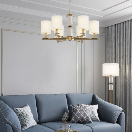 Потолочный светильник 60146/6 латунь Eurosvet Caprera