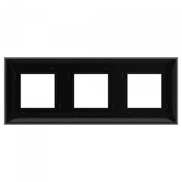DKC Avanti Черный квадрат Рамка 6 модулей