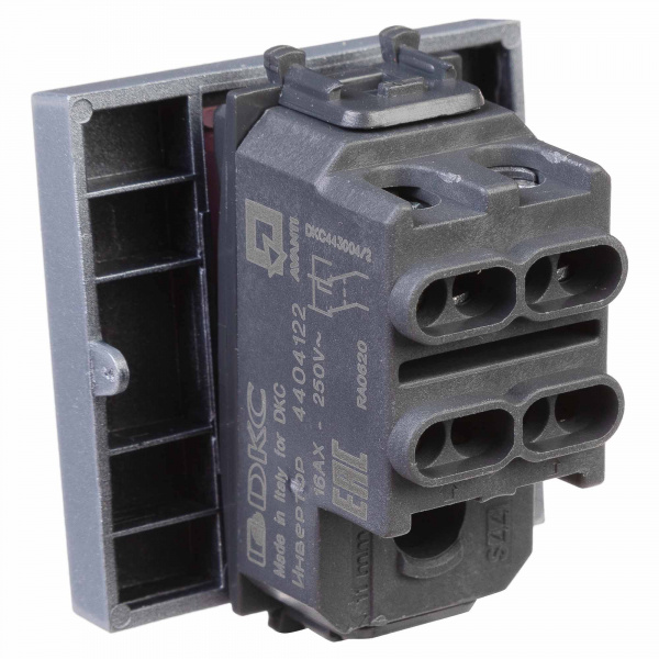 DKC Avanti Закаленная сталь Инвертор одноклавишный 2 модуля