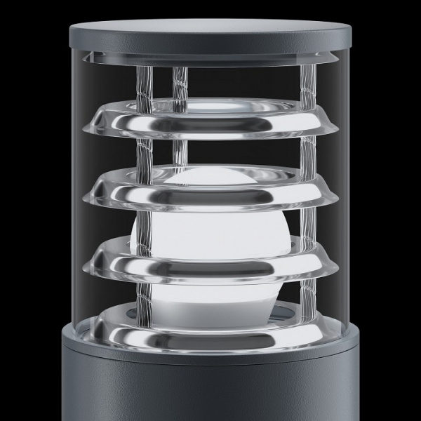 Фонарь уличный (столб) O576FL-01GR Maytoni Bronx