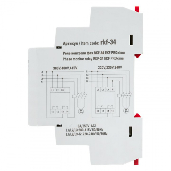 EKF PROxima Реле контроля фаз RKF-34