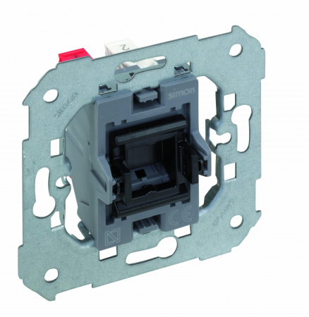 Simon 77 Мех Выключатель кнопочный, экспресс монтаж, 10А 250V