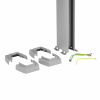 Legrand Snap-On колонна алюминиевая с крышкой из алюминия 2 секции 4,02 метра, с возможностью увеличения высоты колонны до 5,3 метра,  цвет алюминий