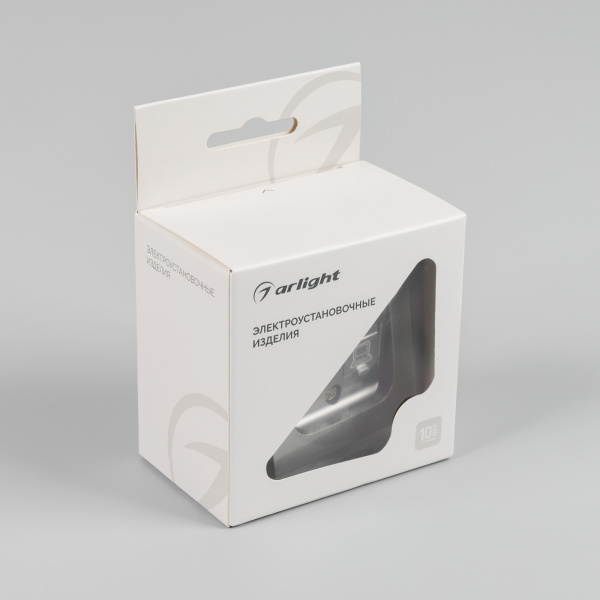 Arlight Механизм компьютерной розетки двойной SCT-MPC2-PL-GR-V (RJ-45, CAT6) (-)