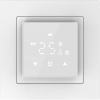 Donel Термостат с датчиком пола и воздуха 16 A, 45*45 мм., белое стекло, серия DTEF