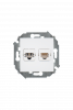 Simon 15 Белая Розетка ТЛФ + комп RJ11+RJ45 кат.5е