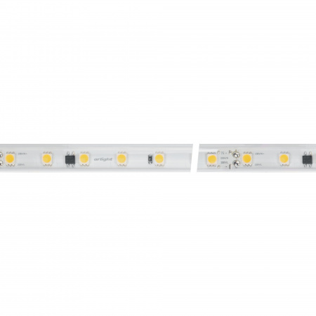 Светодиодная влагозащищенная лента Arlight 8W/m 54LED/m 5060SMD холодный белый 50M ARL-PV-B54-15.5mm 230V White6000 027056(2)
