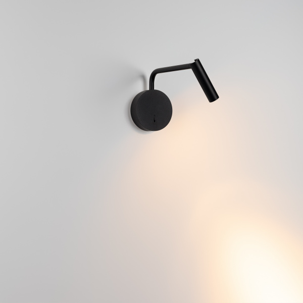 Arlight Светильник SP-VERDI-LONG-WALL-3W Warm3000 (BK, 20 deg, 230V) (IP20 Металл, 3 года)