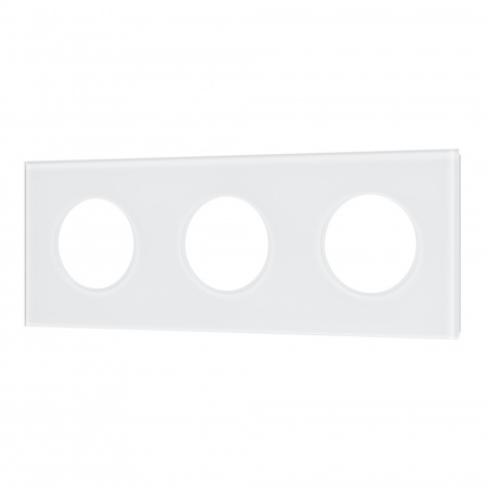 Arlight Рамка стеклянная FRM-GLARE-GC-3-WH (-)