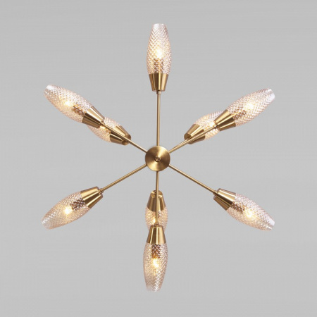 Потолочная люстра с плафонами 60140/9 золото Eurosvet Thalia