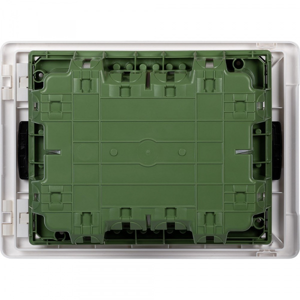 Legrand Practibox3 Щиток распределительный в нишу на 8 модулей с клеммником РЕ, белая дверь