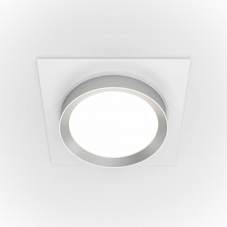 Встраиваемый светильник Downlight DL086-GX53-SQ-WS Maytoni Hoop