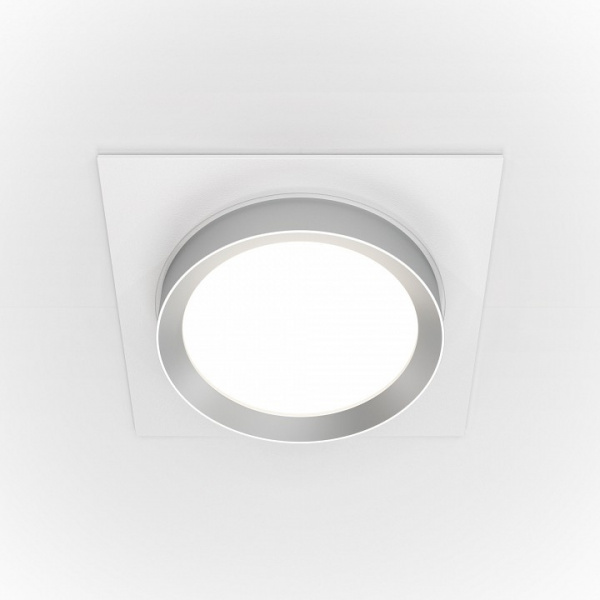 Встраиваемый светильник Downlight DL086-GX53-SQ-WS Maytoni Hoop