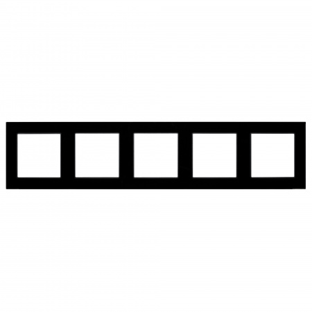 Arlight Рамка стеклянная FRM-GLARE-GS-5-BK (-)