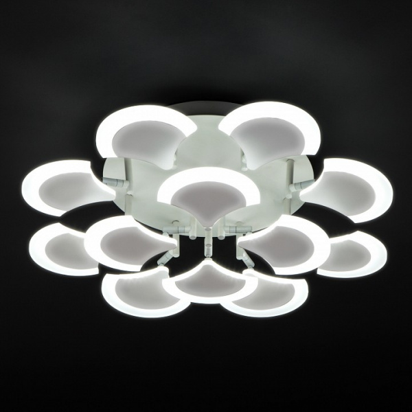 Потолочный светодиодный светильник с пультом управления 90159/12 белый Eurosvet Geisha Потолочный светодиодный светильник с пультом управления 90159/12 белый Eurosvet Geisha