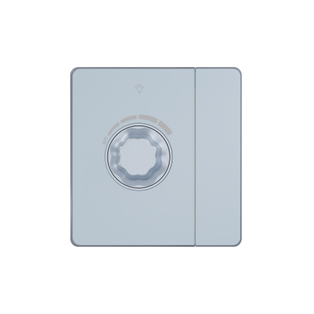 Systeme Electric Systeme Infinity Стальное небо Светорегулятор TRIAC c выключателем 300Вт