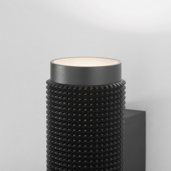 Настенный светильник Spike GU10 SW MRL 1014 чёрный Elektrostandard Spike a050116