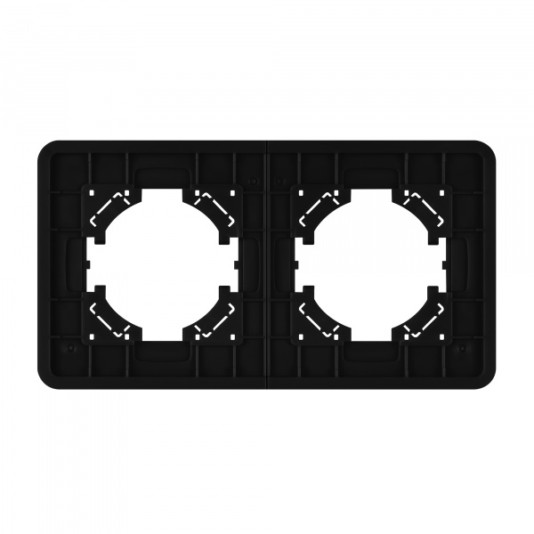 Arlight Рамка алюминиевая FRM-AKIRY-AL-2-BK (-)