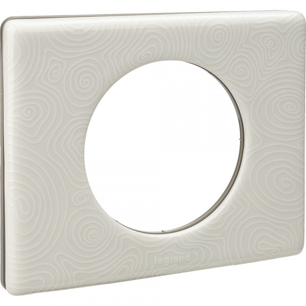 Legrand Celiane Фарфор Рамка Белая Феерия 1 пост (2 модуля)