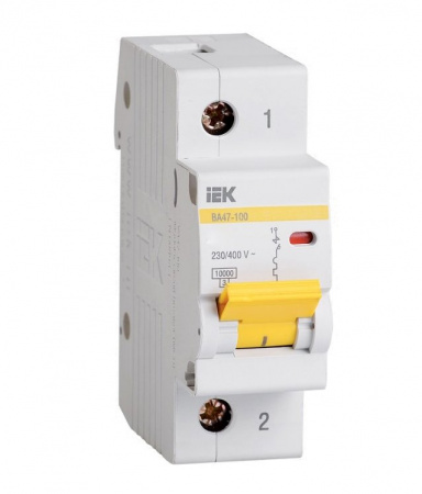 IEK KARAT Автоматический выключатель ВА47-100 1Р 16А 10кА х-ка D