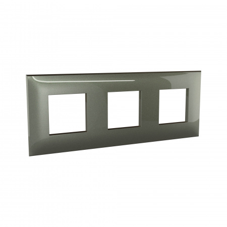 DKC Avanti Серый жемчуг Рамка 6 модулей