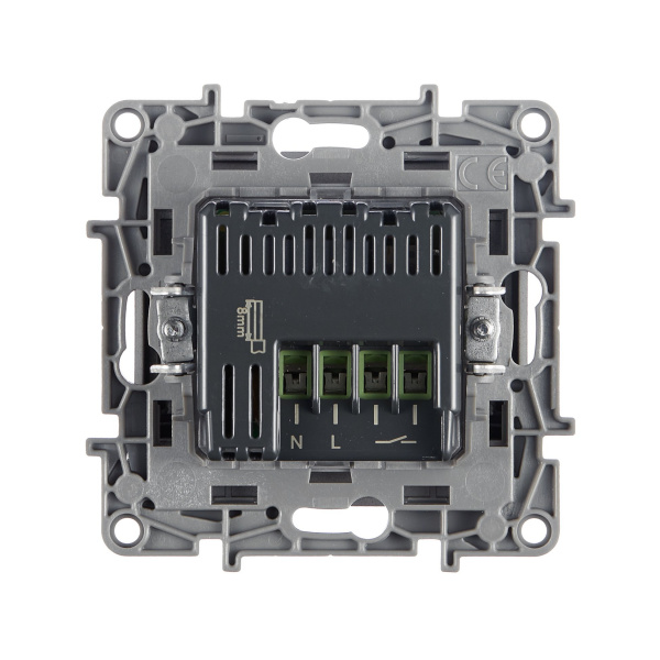 Legrand Etika Антрацит Выключатель карточный с выдержкой времени, с подсветкой