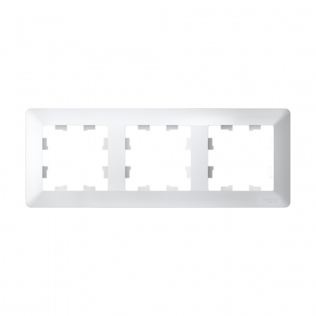 Systeme Electric AtlasDesign Air Белый/дымчатый белый Рамка 3-ая