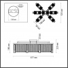 Потолочная люстра Odeon Light Hall Gatsby 4871/7C