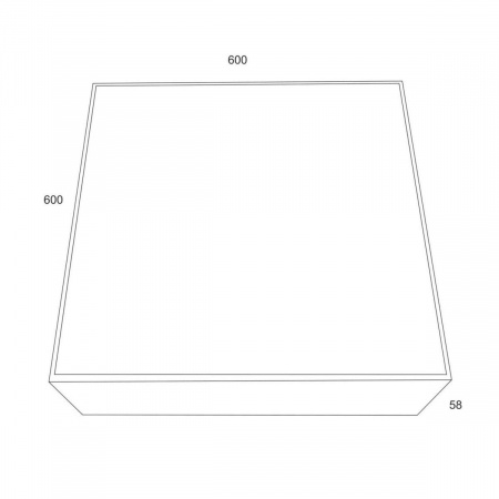 Потолочный светодиодный светильник Maytoni Technical Zon C067CL-L96B4K