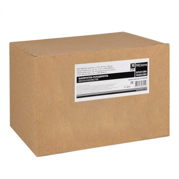 EKF PROxima Выключатель-разъединитель ВР32У-39В71250 630А 2 направ.c д/г камерами съемная левая/правая рукоятка MAXima