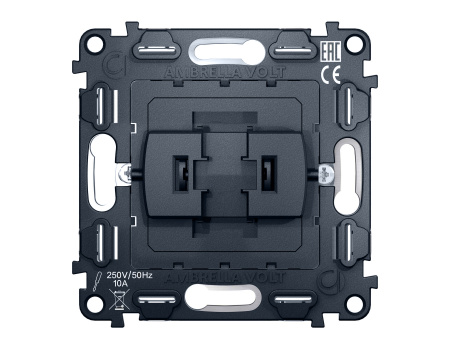Механизм 1-клавишного перекрестного выключателя 10A-250V QUANT VM112