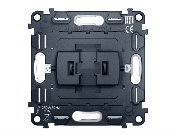 Механизм 1-клавишного перекрестного выключателя 10A-250V QUANT VM112