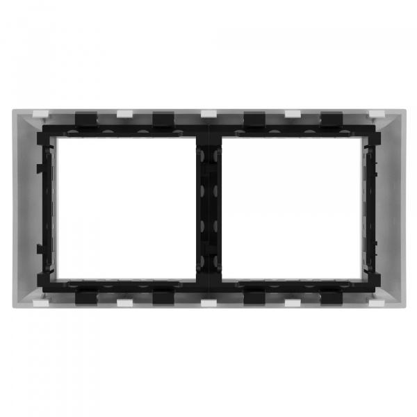 DKC Avanti Серебристый металлик Рамка-суппорт для In-liner Front 4 модуля