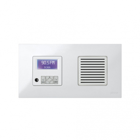 Simon 27 Play Белая Коробка 2-ая для открытой проводки, 86х93х37мм