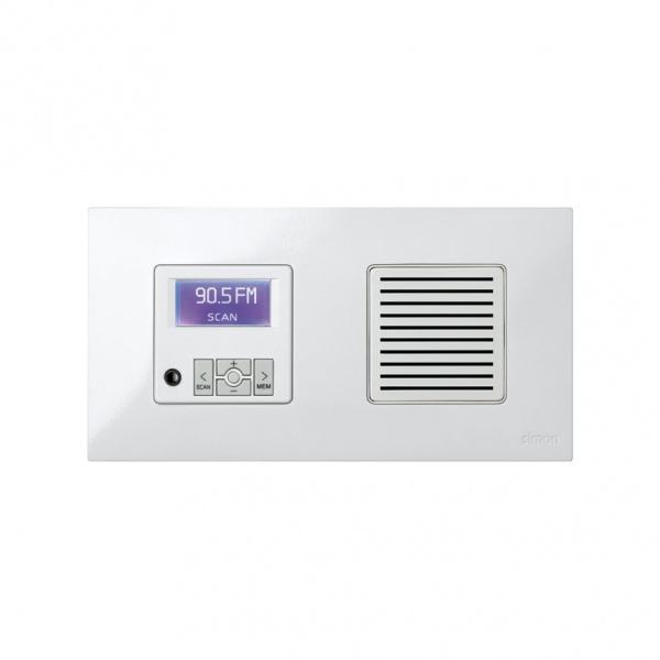 Simon 27 Play Белая Коробка 2-ая для открытой проводки, 86х93х37мм