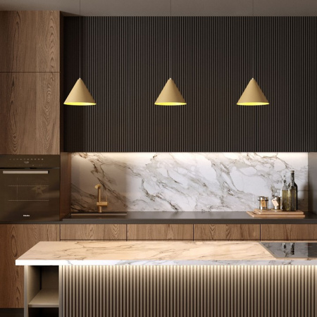 Светильник подвесной светодиодный Conus 13W 3000K золотой 50316 LED Elektrostandard Conus a069336