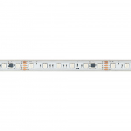 Arlight Лента герметичная DMX-PS-B60-15mm 24V RGB-PX6 (15W/m, IP67, 5060, 5m) (бегущий огонь)