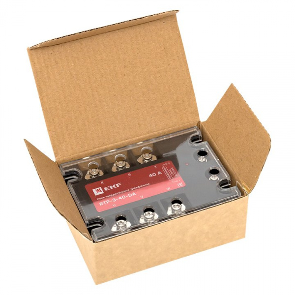 Реле твердотельное трехфазное RTP-40-DA EKF PROxima Реле твердотельное трехфазное RTP-40-DA EKF PROxima