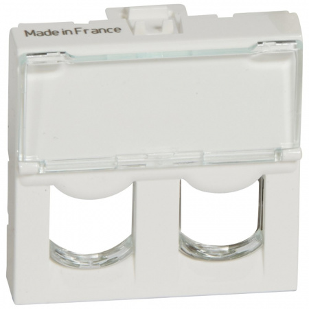 Legrand Mosaic Лицевая панель Keystone для простого коннектора
