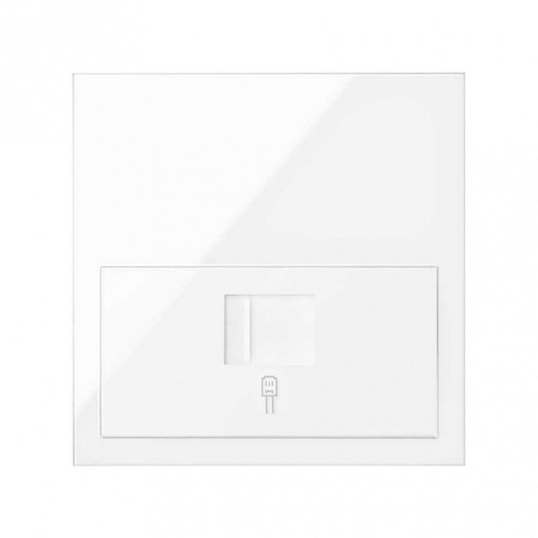 Simon 100 Кит 1 пост механизм 1 розетка RJ45 Cat.6 + суппорт